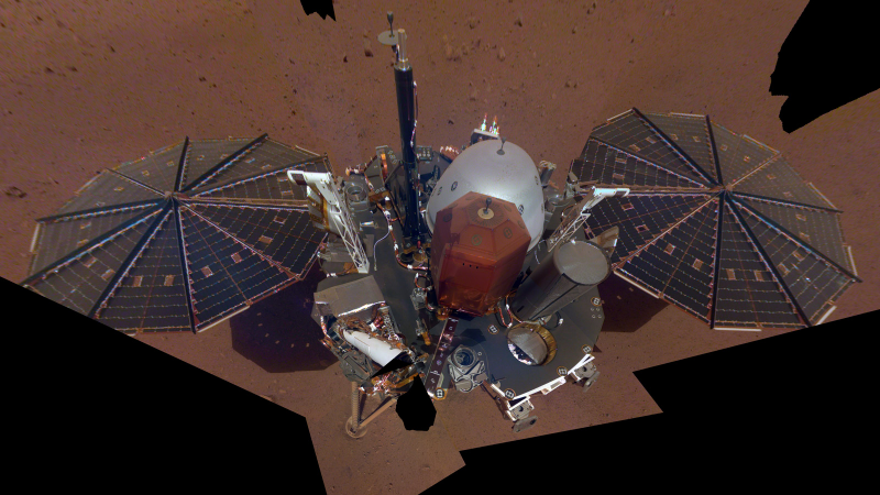 Illustration for article titled La NASA publica las primeras fotos de InSight desde la órbita de Marte